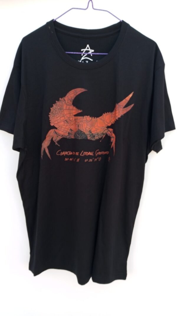 Camiseta Manga Corta Unisex Impresión Digital Color Óxido Cangrejo - Imagen 3
