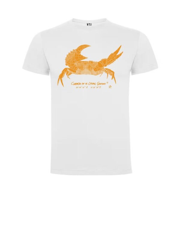 Camiseta Manga Corta Unisex Impresión Digital Color Óxido Cangrejo