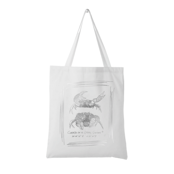 Tote Bag Blanca | Pareja de cangrejos - Imagen 3