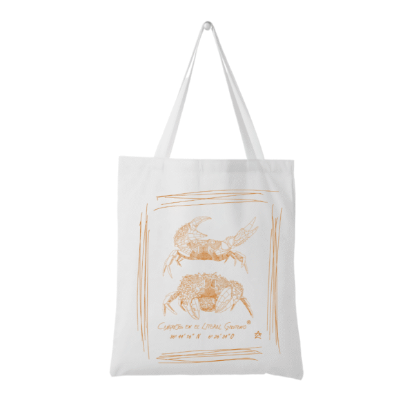 Tote Bag Blanca | Pareja de cangrejos - Imagen 5