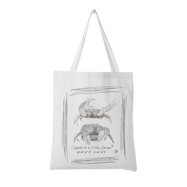 Tote Bag Blanca | Pareja de cangrejos - Imagen 2