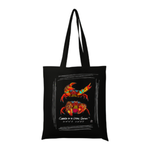 Tote Bag Negra | Pareja de cangrejos