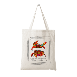 Tote Bag Beige | Pareja cangrejos