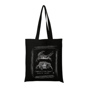 Tote Bag Negra | Pareja de cangrejos