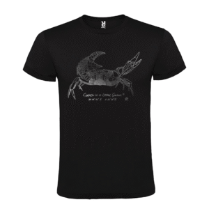 Camiseta manga corta infantil | Cangrejo plata