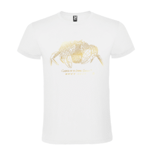 Camiseta manga corta infantil | Cangreja oro