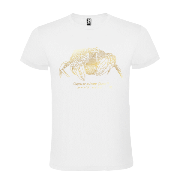 Camiseta manga corta infantil | Cangreja oro