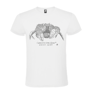 Camiseta Manga Corta Unisex | Cangreja líneas blanca o negra