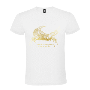 Camiseta Manga Corta Unisex | Cangrejo oro