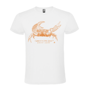 Camiseta manga corta infantil | Cangrejo óxido