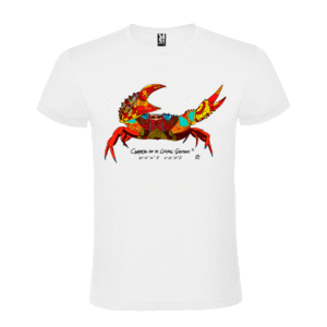 Camiseta manga corta infantil | Cangrejo colores