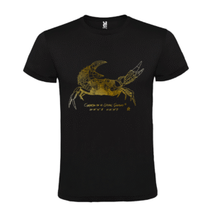 Camiseta Manga Corta Unisex | Cangrejo oro