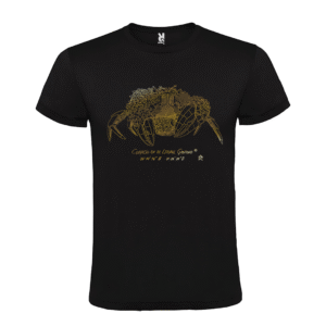 Camiseta manga corta infantil | Cangreja oro